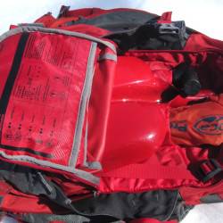 Avalanche gear compartment