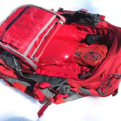 Avalanche gear compartment