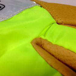 Hi-vis lime green provides additional daylight visibility