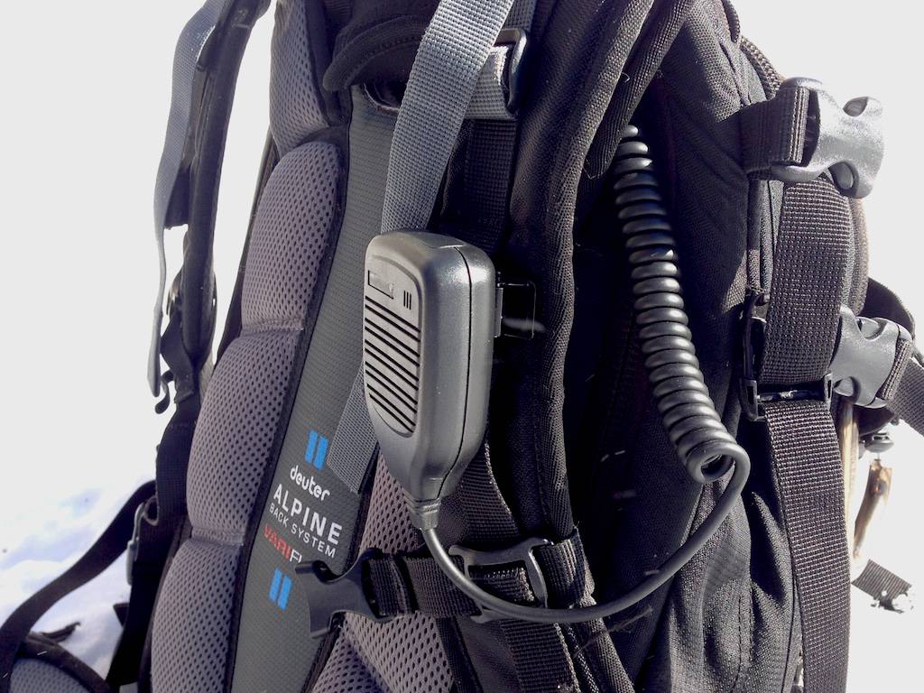 Radio with hand mic